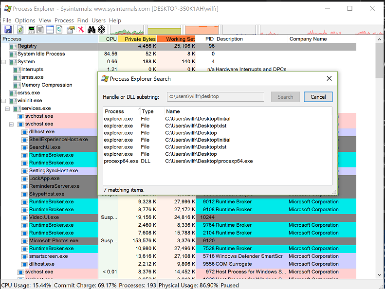 Process Explorer